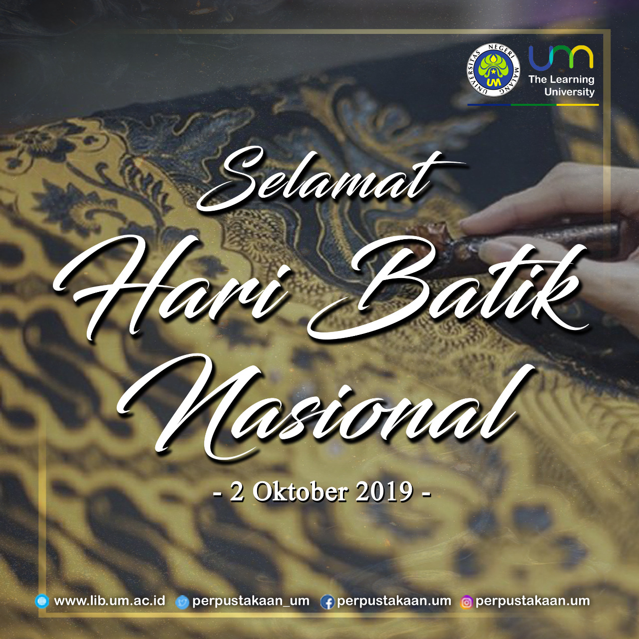Selamat Hari Batik Nasional 2 Oktober 2019