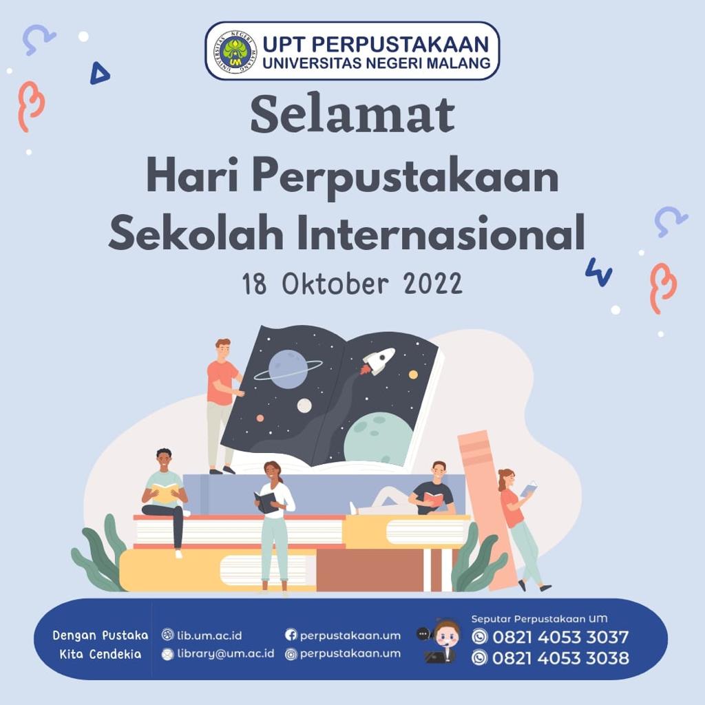 Selamat Hari Perpustakaan Sekolah Internasional Upt Perpustakaan Universitas Negeri Malang 6724