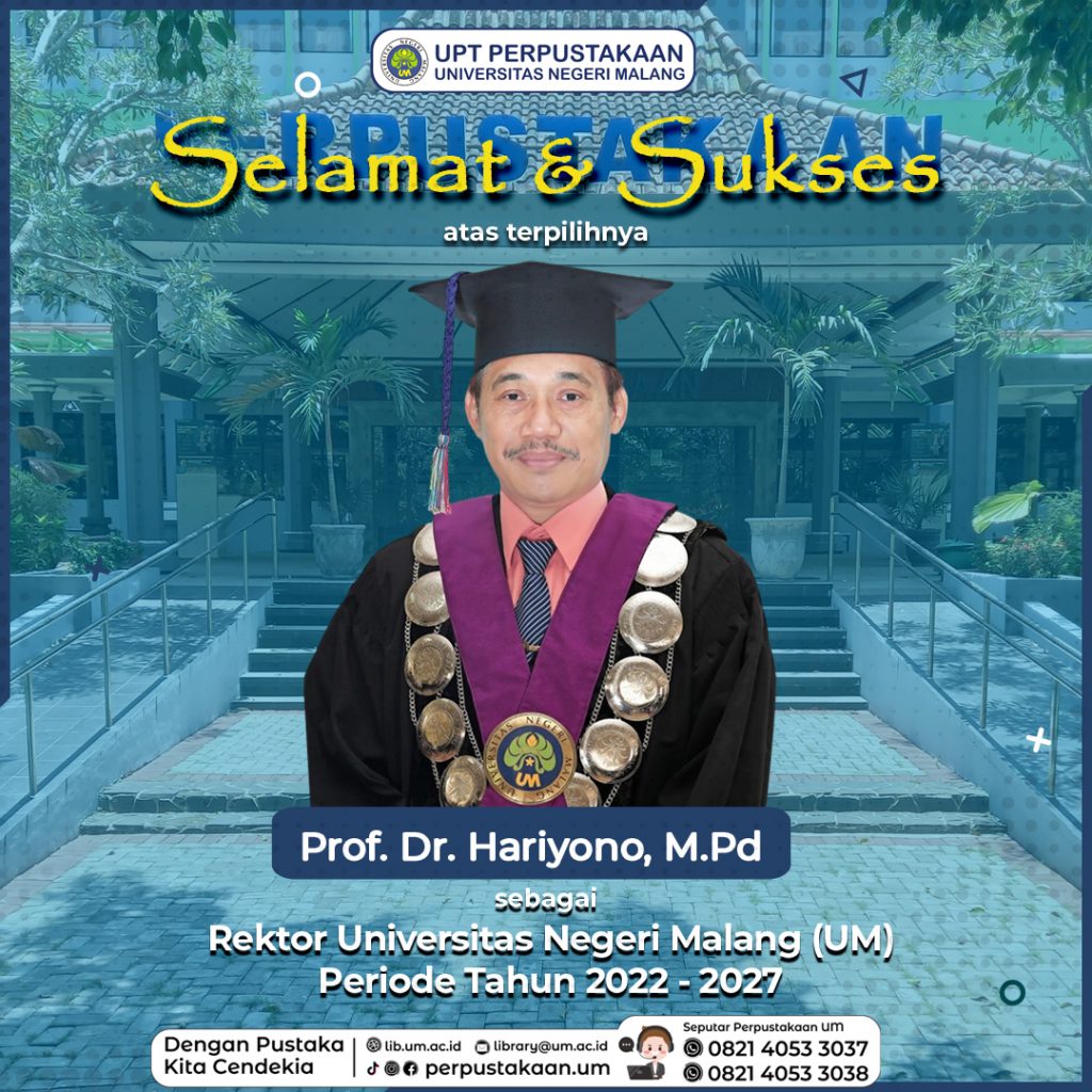 Rektor Prof. Dr. Hariyono, M.Pd