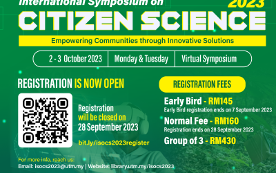 International Symposium on Citizen Science 2023 (ISoCS 2023)
