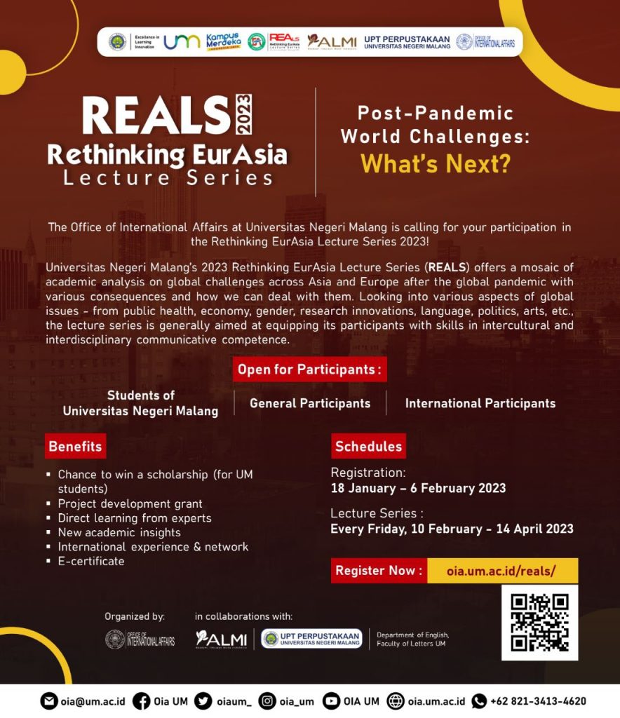 Rethinking EurAsia Lecture Series (REALS) 2023