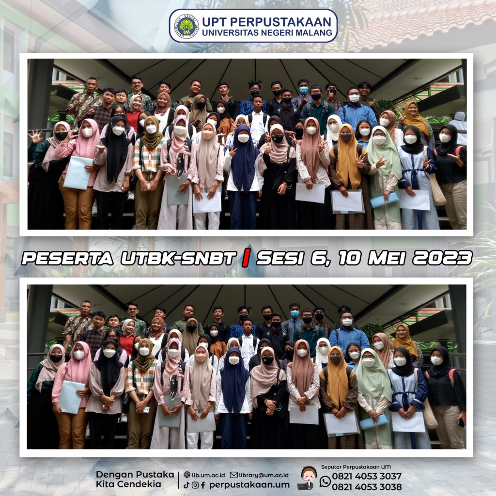 Peserta UTBK-SNBT Sesi 6, Hari Rabu 10 Mei 2023