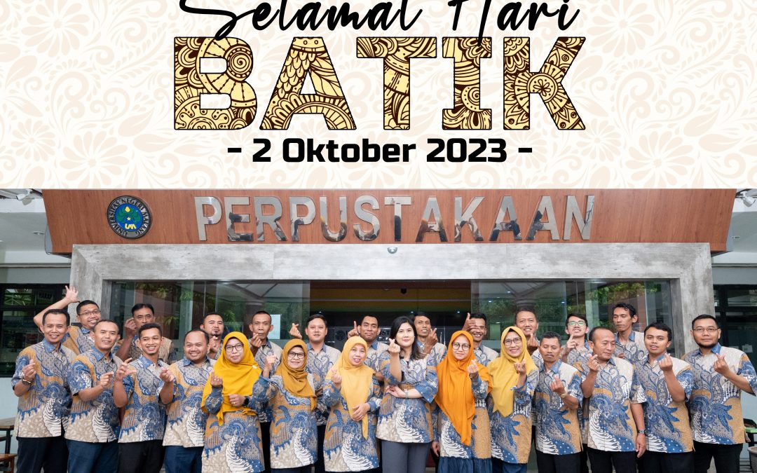 Selamat Hari Batik Nasional 2 Oktober 2023