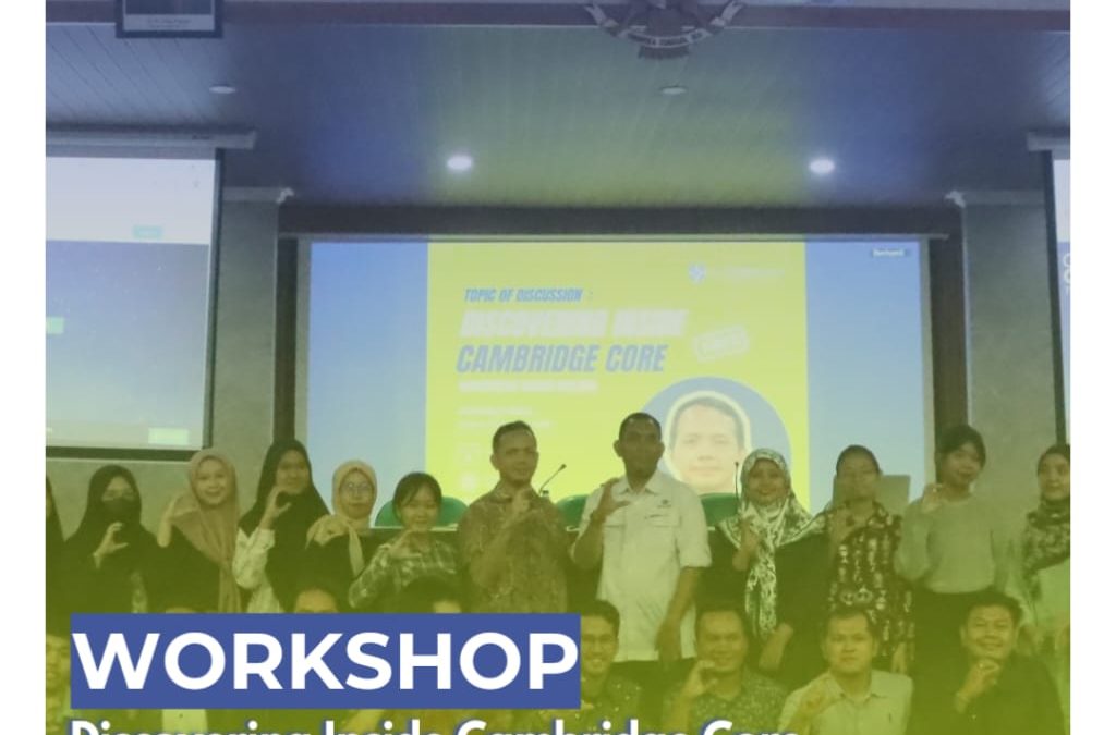 UPT Perpustakaan UM Gelar Bedah Jurnal Internasional Cambridge Core sebagai Sarana Penelusuran Informasi Ilmiah