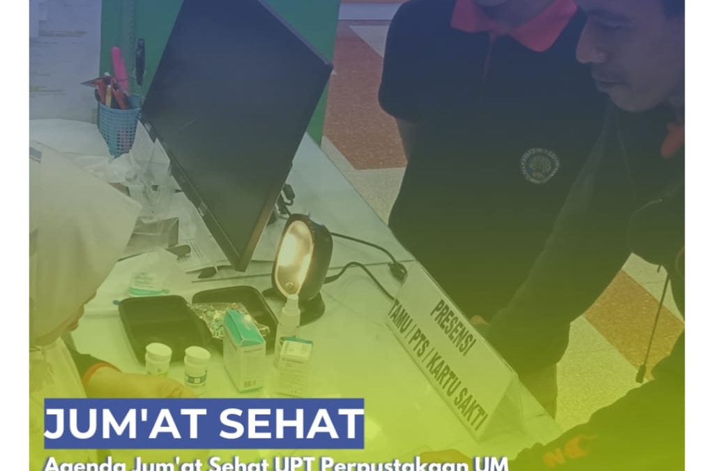 Jumat Sehat UPT Perpustakaan UM, Senyum Sumringah Menjaga Kesehatan Bersama