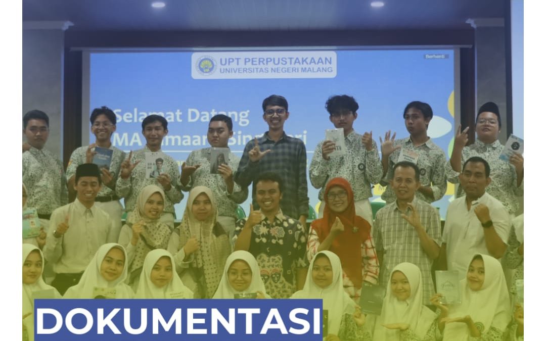 Safari Literasi MA Al Ma’arif Singosari: Menggali Dunia Literasi di UPT Perpustakaan UM