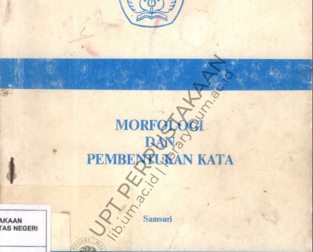 Morfologi dan Pembentukan Kata