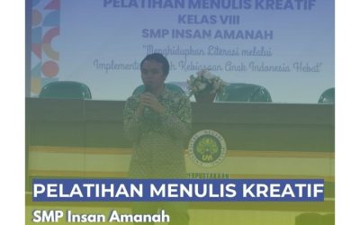 Pelatihan Menulis Kreatif di SMP Insan Amanah: Pustakawan UM Bekali Siswa dengan Pondasi Literasi