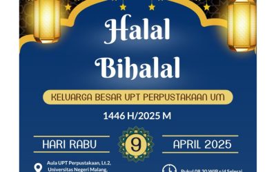 Halal Bihalal Keluarga Besar UPT Perpustakaan UM