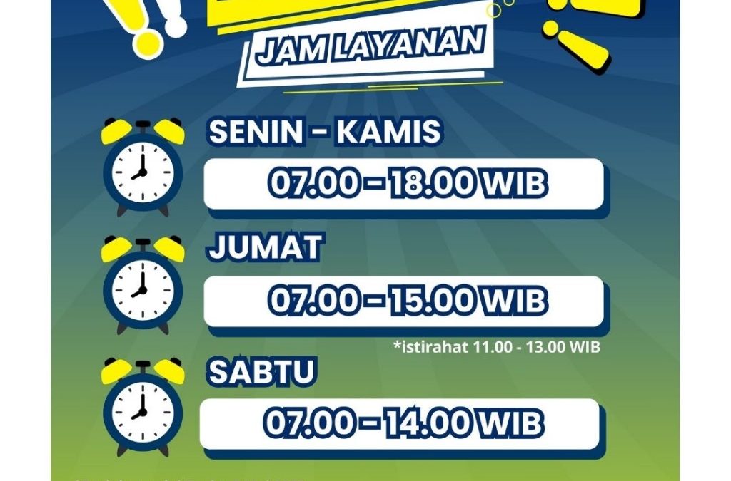 Pengumuman Jam Layanan