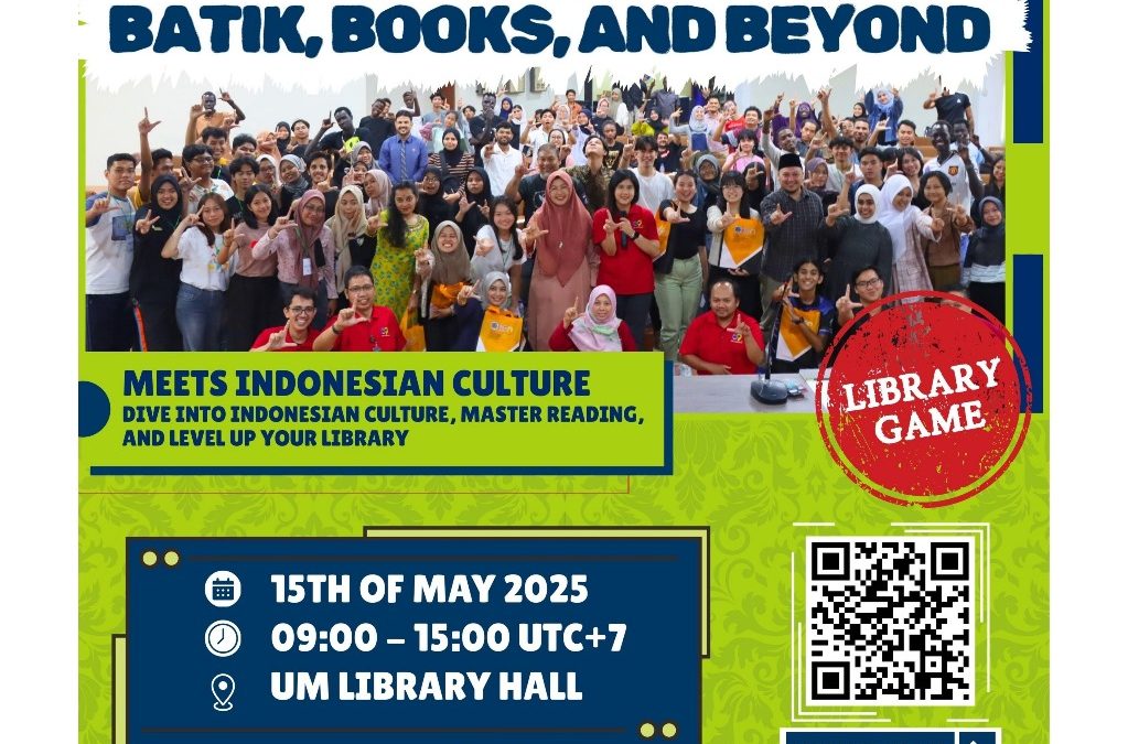 Join us for Batik, Books & Beyond: U2BB Meets Indonesian Culture