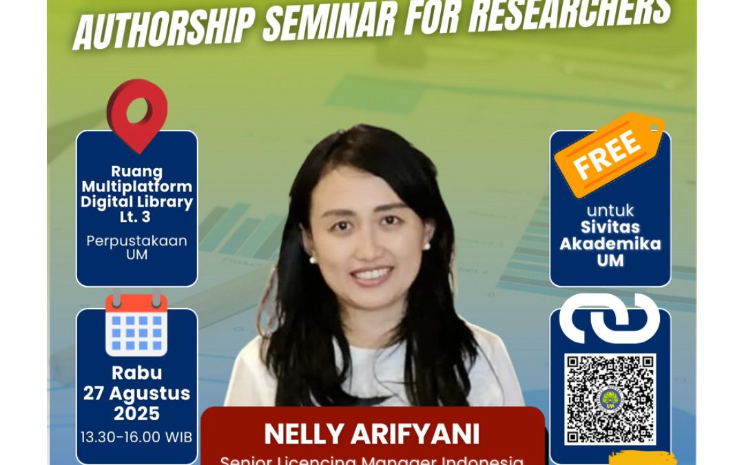 Hybrid Workshop Springer Nature: Authorship Seminar for Researchers!
