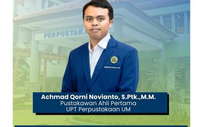 Selamat Achmad Qorni Novianto, S.Ptk., M.M. berhasil meraih JUARA III East Java Academic Librarian Award (EVALA) 2025