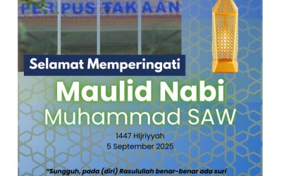 Selamat memperingati Maulid Nabi Muhammad SAW 1447 H