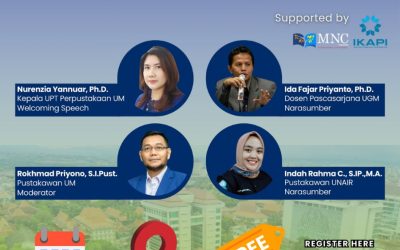 UPT Perpustakaan UM dan FPPTI Jawa Timur mempersembahkan “Workshop Pustakawan Menulis: Dari Ide ke Publikasi”