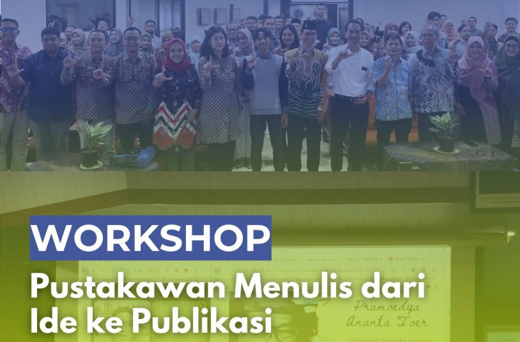 Workshop Pustakawan Menulis: Dari Ide ke Publikasi di Aula Perpustakaan UM