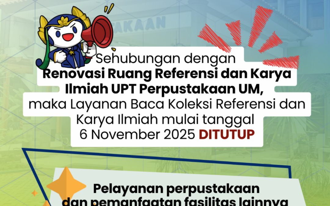 Penutupan Layanan Karya Ilmiah