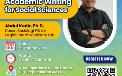 Academic Writing for Social Sciences bersama Abdul Kodir, Ph.D