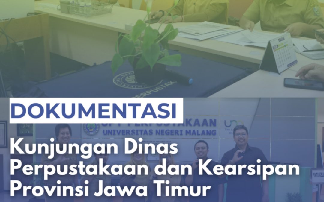 Penjajakan kerja sama antara Disperpusip Jatim dan UPT Perpustakaan UM