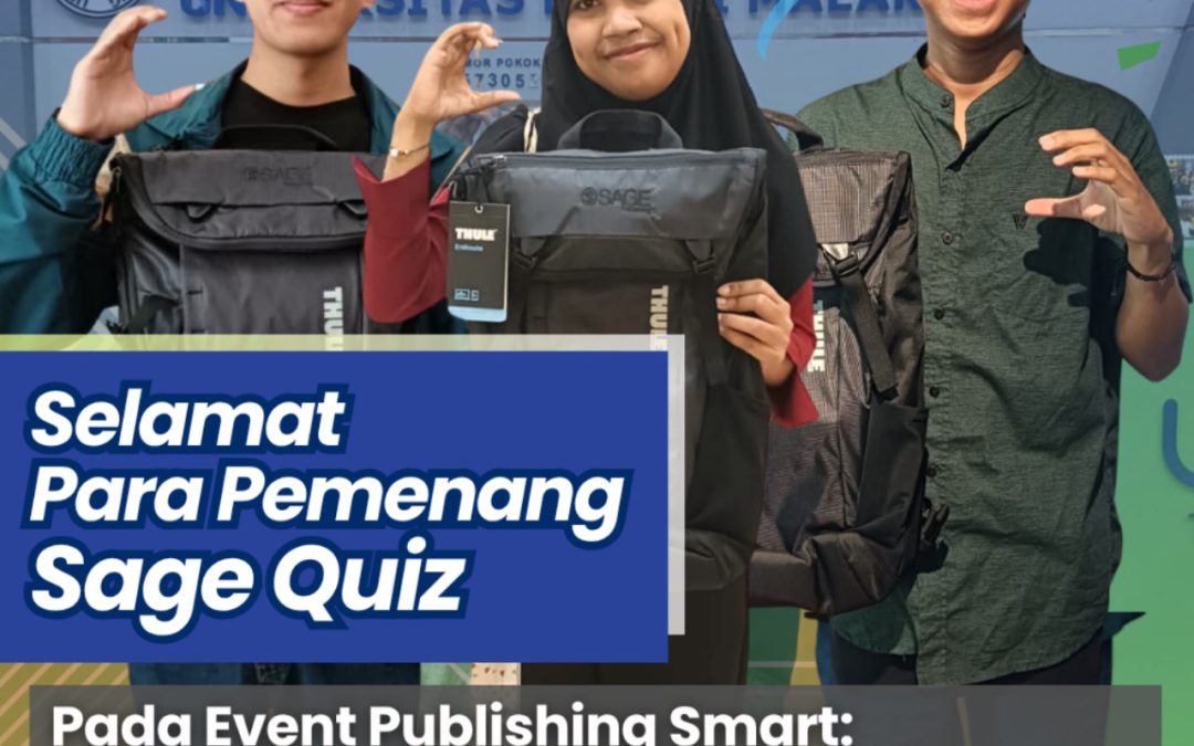 Selamat kepada Para Pemenang Sage Quiz! 🎉