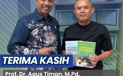 Ucapan terima kasih kepada Prof. Dr. Agus Timan, M.Pd., Dosen Manajemen Pendidikan โ FIP UM