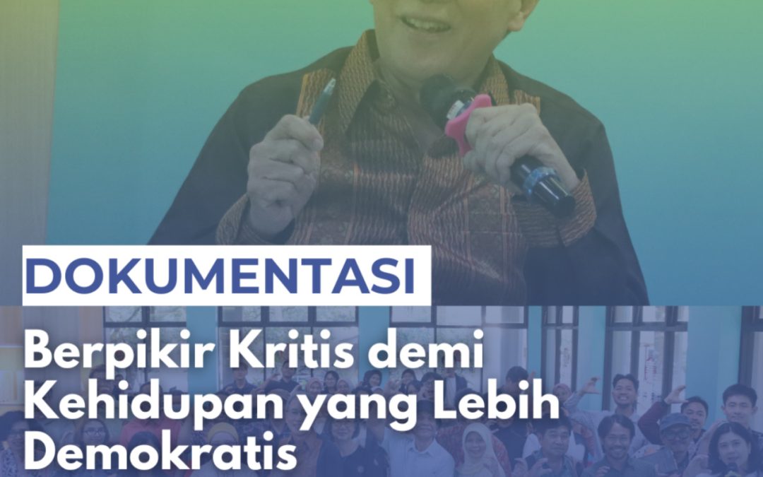 UPT PerpustakaanUM bekerja sama dengan Penerbit KPG sukses menyelenggarakan kegiatan Bedah Buku dan Diskusi bertajuk “Berpikir Kritis demi Kehidupan yang Lebih Demokratis”