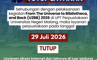 PENGUMUMAN PENUTUPAN LAYANAN PERPUSTAKAAN